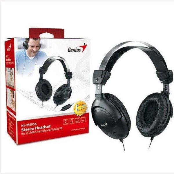 سماعة رأس Genius M505X ستيريو – صوت نقي وتجربة مريحة