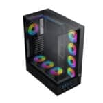 PC CASE - XIGMATEK VISION PRO (BLACK/WHITE) E-ATX WITH ARGB FANS & REMOTE CONTROL - Image 8