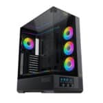 PC CASE - XIGMATEK VISION PRO (BLACK/WHITE) E-ATX WITH ARGB FANS & REMOTE CONTROL