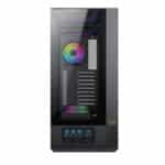 PC CASE - XIGMATEK VISION PRO (BLACK/WHITE) E-ATX WITH ARGB FANS & REMOTE CONTROL - Image 7