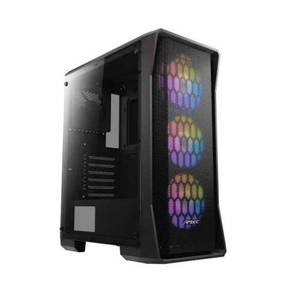 صندوق ألعاب أنتك NX360 – تصميم قوي مع إضاءة RGB قابلة للتخصيص ونظام تبريد فائق الأداء!