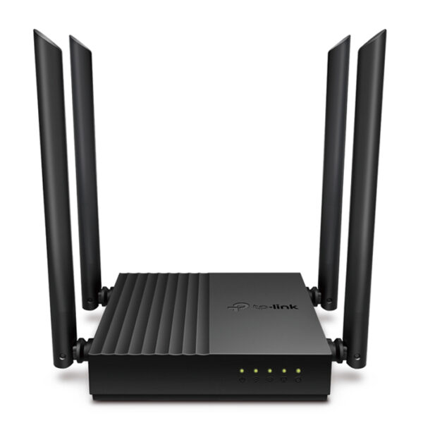 TP‑Link Archer C64 AC1200 – راوتر ثنائي النطاق مع تغطية فائقة وتقنية MU‑MIMO