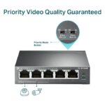 TP-Link SF1005P 5-Port Ethernet Switch with 4 PoE Ports – Power Your Devices Over Ethernet Easily - Image 6