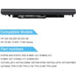⁦بطارية HP JC04 الأصلية للابتوب⁩ - الصورة ⁦3⁩