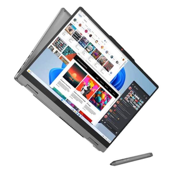 لينوفو IdeaPad Flex 5 (83KX004DAD) – معالج Intel Core i7-13620H، ذاكرة 16 جيجابايت، تخزين 512 جيجابايت SSD، شاشة لمس 14 بوصة FHD، نظام تشغيل ويندوز 11
