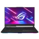 أسوس G733PYV-LL046 – معالج AMD Ryzen 9 7945HX3D، ذاكرة 32 جيجابايت، تخزين 2 تيرابايت SSD، شاشة 17.3 بوصة FHD، بطاقة رسومات RTX 4090 بسعة 16 جيجابايت، نظام Windows 11، اللون: أسود غير لامع (2D Off Black)