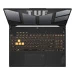 ⁦أسوس TUF Gaming FX507VU-LP215 – معالج Intel Core i7-13620H، ذاكرة 16 جيجابايت، تخزين 1 تيرابايت SSD، شاشة 15.6 بوصة FHD، بطاقة رسومات RTX 4050 بسعة 6 جيجابايت، اللون: ميكا رمادي، نظام Windows 11⁩ - الصورة ⁦4⁩