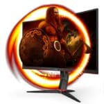 ⁦شاشة الألعاب المنحنية AOC C27G2Z – مقاس 27 بوصة، دقة Full HD، معدل تحديث 240 هرتز، زمن استجابة فائق 0.5 مللي ثانية، دعم FreeSync، تصميم منحني مميز⁩ - الصورة ⁦8⁩