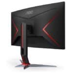 ⁦شاشة الألعاب المنحنية AOC C27G2Z – مقاس 27 بوصة، دقة Full HD، معدل تحديث 240 هرتز، زمن استجابة فائق 0.5 مللي ثانية، دعم FreeSync، تصميم منحني مميز⁩ - الصورة ⁦3⁩