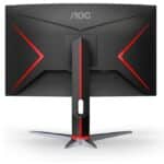 ⁦شاشة الألعاب المنحنية AOC C27G2Z – مقاس 27 بوصة، دقة Full HD، معدل تحديث 240 هرتز، زمن استجابة فائق 0.5 مللي ثانية، دعم FreeSync، تصميم منحني مميز⁩ - الصورة ⁦2⁩
