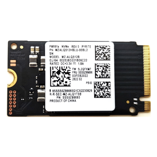 وحدة تخزين SSD سامسونج 512 جيجابايت – M.2 PCIe Gen4x4 (2242)