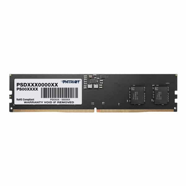 ذاكرة باتريوت DDR5 للحاسوب بسعة 8 جيجابايت – بسرعة 5600 ميجاهرتز، توقيت CL46، من نوع UDIMM
