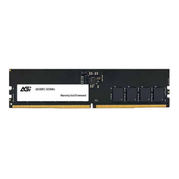 ذاكرة AGI DDR5 بسعة 8 جيجابايت – تردد 5600 ميجاهرتز، توقيت CL46، نوع SO-DIMM لأجهزة الكمبيوتر المحمول