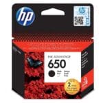 خرطوشة حبر سوداء أصلية لطابعة HP DeskJet 650 – اللون الأسود