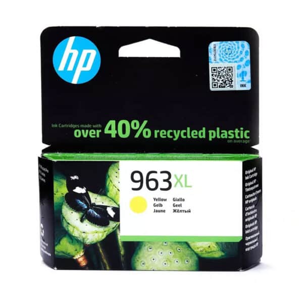 خرطوشة حبر أصلية عالية السعة HP 963XL باللون الأصفر (3JA29AE)