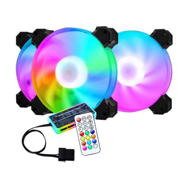 120mm RGB Case Fan – Efficient Cooling with Stunning Lighting
