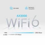 راوتر تي بي-لينك NX510V AX3000 بتقنية Wi-Fi 6 مع دعم تقنية الهاتف 5G مزدوج النطاق – أداء قوي وسريع