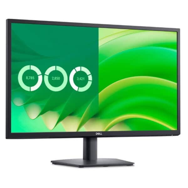 شاشة ديل E2725H مقاس 27 بوصة (68.5 سم) بدقة تصل إلى فل إتش دي 1920×1080، منافذ DP وVGA