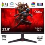 Acer VG240Y (UM.QV0EE.G02) Monitor – 23.8 Inch Full HD, IPS Panel, 120Hz Refresh Rate, 1ms Response Time, HDMI & DisplayPort, Black