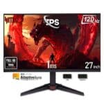Acer VG270GBMIPX-69 Monitor – 27 Inch IPS, Full HD, 1ms Response Time, 120Hz Refresh Rate, HDMI & DisplayPort