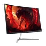⁦شاشة Acer EDA270 ZBMIIPX-69 – 27 بوصة منحنية، IPS، دقة Full HD، معدل تحديث 280Hz، زمن استجابة 1ms، منافذ HDMI و DisplayPort، اللون أسود⁩ - الصورة ⁦7⁩