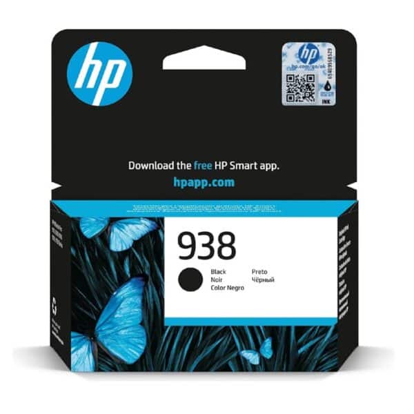 HP 938 Black Original Ink Cartridge, 4S6X8PE - Delivery within 7 days