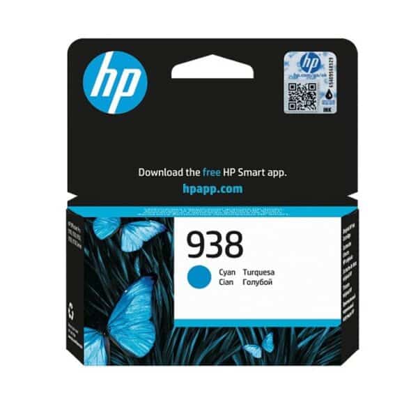 HP 938 Cyan Original Ink Cartridge, 4S6X5PE - Delivery within 7 days