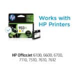 HP 933XL High Yield Yellow Original Ink Cartridge (CN056AE) - Delivery within 7 days - Image 2