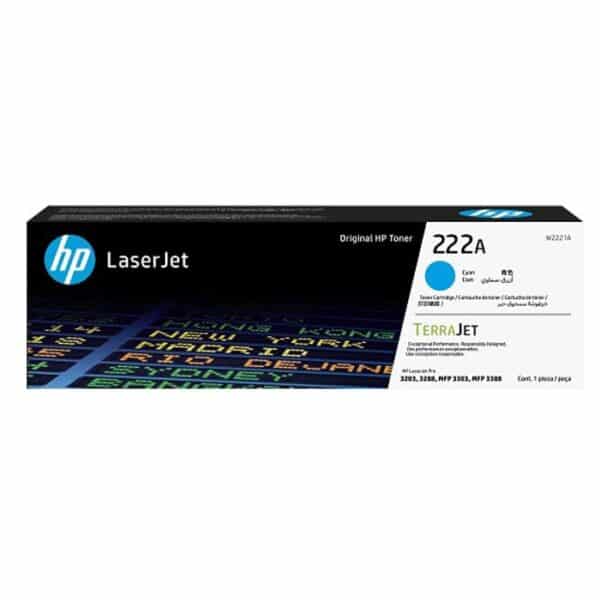 خرطوشة حبر اتش بي 222A لون سماوي W2221A عالية الإنتاجية - التوريد خلال 7 ايام