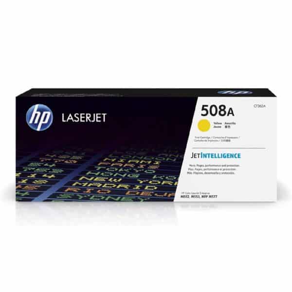 خرطوشة حبر لون أصفر أصلي من إتش بي 508A (CF362A) ليزر جيت - التوريد خلال 7 ايام