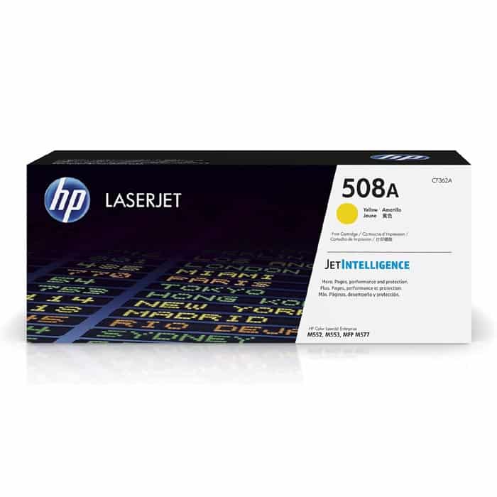 094004060109 HP 508A Yellow Original LaserJet Toner Cartridge CF362A - Delivery within 7 days - Image 1