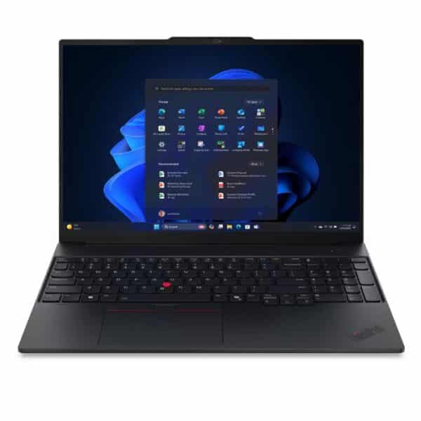 Lenovo ThinkPad E16 (21SR001LAD) | Intel Core Ultra 5 225U, 8GB DDR5 RAM, 512GB SSD, 16” WUXGA (1920x1200), Intel Iris Xe Graphics, DOS, 2 Year Warranty