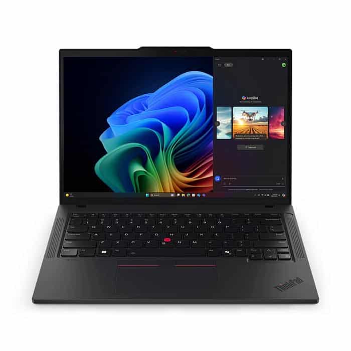 010440700014 Lenovo ThinkPad T14 Gen 6 (21QCS02J00) Laptop – Intel Core Ultra 7-255U, 16GB RAM, 512GB SSD, Windows 11 Pro, Black, 2 Years Warranty - Image 1
