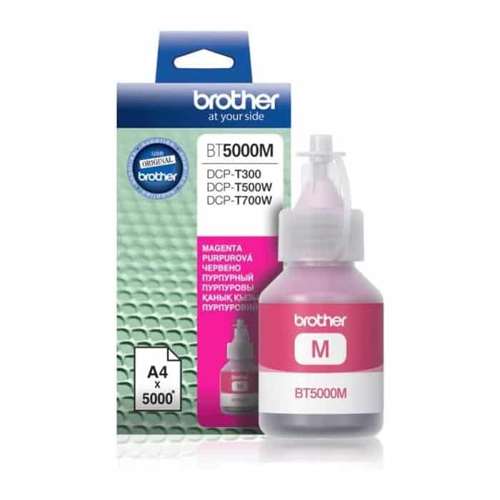 094354020003 Brother Inkbottle BT5000M, Magenta – Page Yield Up to 5,000 Pages - Delivery within 7 days - Image 1