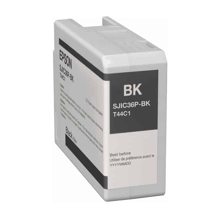 094404020010 Epson SJIC36P Ink Cartridge for ColorWorks C6500/C6000 (Black), C13T44C140 – Supply within 7 days - Image 1