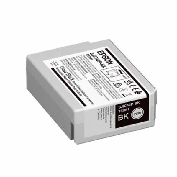 خرطوشة حبر ابسون SJIC42P-BK متوافق مع ColorWorks C4000e أسود C13T52M140 - التوريد خلال 7 أيام