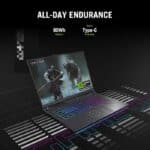 ⁦لابتوب الالعابROG Strix G16 - مع معالج  AMD Ryzen 9 9955HX3D - ذاكرة RAM بسعة 32 جيجابايت - قرص SSD بسعة 1 تيرابايت - بطاقة رسومات NV RTX5070 Ti - بشاشة 16 بوصة بدقة WQXGA ومعدل تحديث 240 هرتز - نظام تشغيل ويندوز 11 هوم⁩ - الصورة ⁦2⁩
