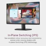 ⁦شاشة Dell 27 Monitor – SE2725HM - بحجم 27 بوصة - بدقة (1920×1080) Full HD - لوحة IPS  - معدل تحديث 100Hz - زمن استجابة 5 مللي ثانية - دعم تركيب VESA - مزودة بمنافذ HDMI و VGA - اللون أسود⁩ - الصورة ⁦2⁩
