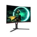 ⁦شاشة الألعاب المنحنية من AOC – الموديل AOC CQ27G3S، قياس 27 بوصة، بدقة 2K QHD، معدل تحديث 165Hz، زمن استجابة 1ms، لوحة VA⁩ - الصورة ⁦7⁩