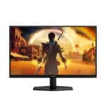 شاشة الألعاب أيه أو سي 27G42E مقاس 27 بوصة بدقة فل إتش دي، بتردد 180 هرتز، وزمن استجابة 0.5 مللي ثانية، لوحة فاست IPS، دعم تقنية HDR10، ومنافذ HDMI وD