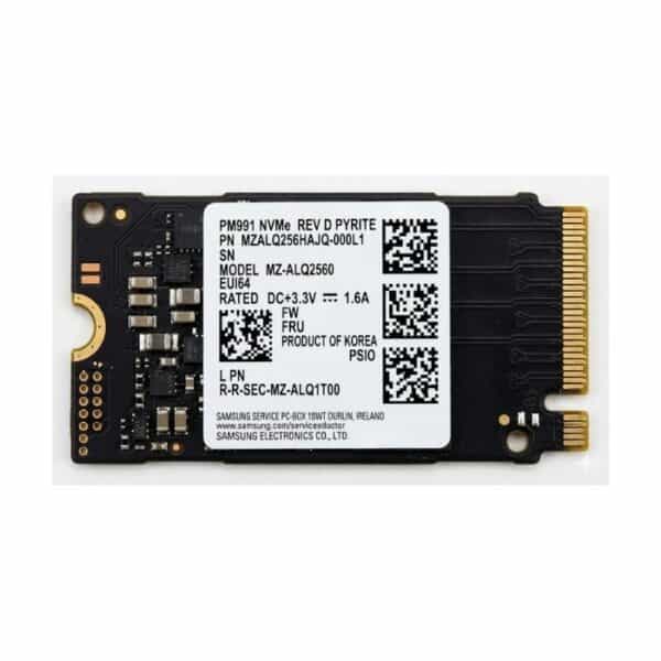 قرص تخزين سامسونج SSD بسعة 256GB – واجهة NVMe M.2، إصدار PCIe Gen4x4 بحجم 2242