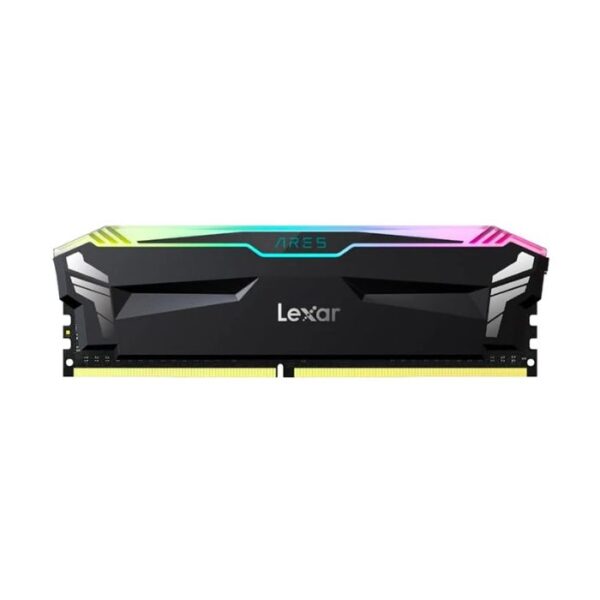 ذاكرة الألعاب ليكسر Lexar Ares Armor Lite RGB بسعة 8GB (1x8GB) – DDR4 بتردد 3600MHz – توقيت CL18 – فولتية 1.35V – لون أسود
