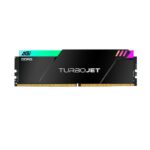 ذاكرة الألعاب إيه جي آي تيربوجِت UD858 DDR5 بسعة 16 جيجابايت – تردد 6000MHz، توقيت CL30، فولتية 1.35V، إضاءة RGB، مشتت حراري باللون الأسود