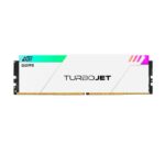 ذاكرة الألعاب إيه جي آي تيربوجِت AGI TURBOJET UD858 DDR5 بسعة 32 جيجابايت (2×16GB) – تردد 6000MHz، توقيت CL30، فولت 1.35V، إضاءة RGB، مشتت حراري باللو