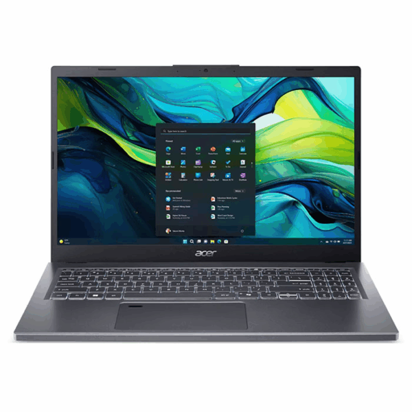 لابتوب ايسر اسبير 15 ‏(NX.JKVEM.00F) بمعالج انتل كور آي 9-13900H، ذاكرة 16 جيجابايت، تخزين 1 تيرابايت SSD، شاشة 15.6 بوصة IPS، نظام ويندوز 11، مع وحدة تخزين AGI Flash، لون أسود حديدي