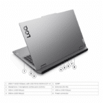 ⁦لابتوب لينوفو العاب LOQ 15AHP10 المعالج AMD رايزن 7-250، الرامات 32 جيجابايت، سعة التخزين 1 تيرا بايت SSD، كرت الشاشة انفيديا جيفورس 8 جيجيا RTX 5050، الشاشة 15.6 بوصة فل اتش دي 1920x1080 تقنية العرض IPS، معدل التحديث 144 هيرتز، تقنية المزامنة G-SYNC، لوحة مفاتيح إضاءة RGB، نظام التشغيل دوس - رمادي⁩ - الصورة ⁦14⁩