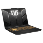 ⁦لابتوب Asus TUF Gaming - مع معالج AMD Ryzen 7 7445HS Processor/ ذاكرة RAM بسعة 16 جيجابايت/ قرص SSD بسعة 1 تيرابايت/ بطاقة رسومات Nvidia GeForce RTX 4050 بسعة 6 جيجابايت/ شاشة 15.6بوصة FHD / نظام تشغيل (بدون ويندوز) DOS/ اللون رمادي (Mecha Gray)⁩ - الصورة ⁦2⁩
