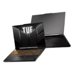 ⁦لابتوب Asus TUF Gaming - مع معالج AMD Ryzen 7 7445HS Processor/ ذاكرة RAM بسعة 16 جيجابايت/ قرص SSD بسعة 1 تيرابايت/ بطاقة رسومات Nvidia GeForce RTX 4050 بسعة 6 جيجابايت/ شاشة 15.6بوصة FHD / نظام تشغيل (بدون ويندوز) DOS/ اللون رمادي (Mecha Gray)⁩ - الصورة ⁦6⁩