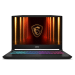 MSI Katana 15 HX B14WGK Gaming Laptop Intel Core i9 14900HX Processor 32GB RAM 1TB SSD Storage NVIDIA RTX 5070 8GB Graphic 15.6 inch QHD IPS Display English Arabic Keyboard Black Operating System Windows 11