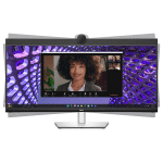 Dell Pro 34 Plus P3424WEB Video Conferencing Monitor Curved 34-inch 2K WQHD 3440x1440, IPS Panel Type, USB Type-C provide Up To 90W of Power Delivery,
